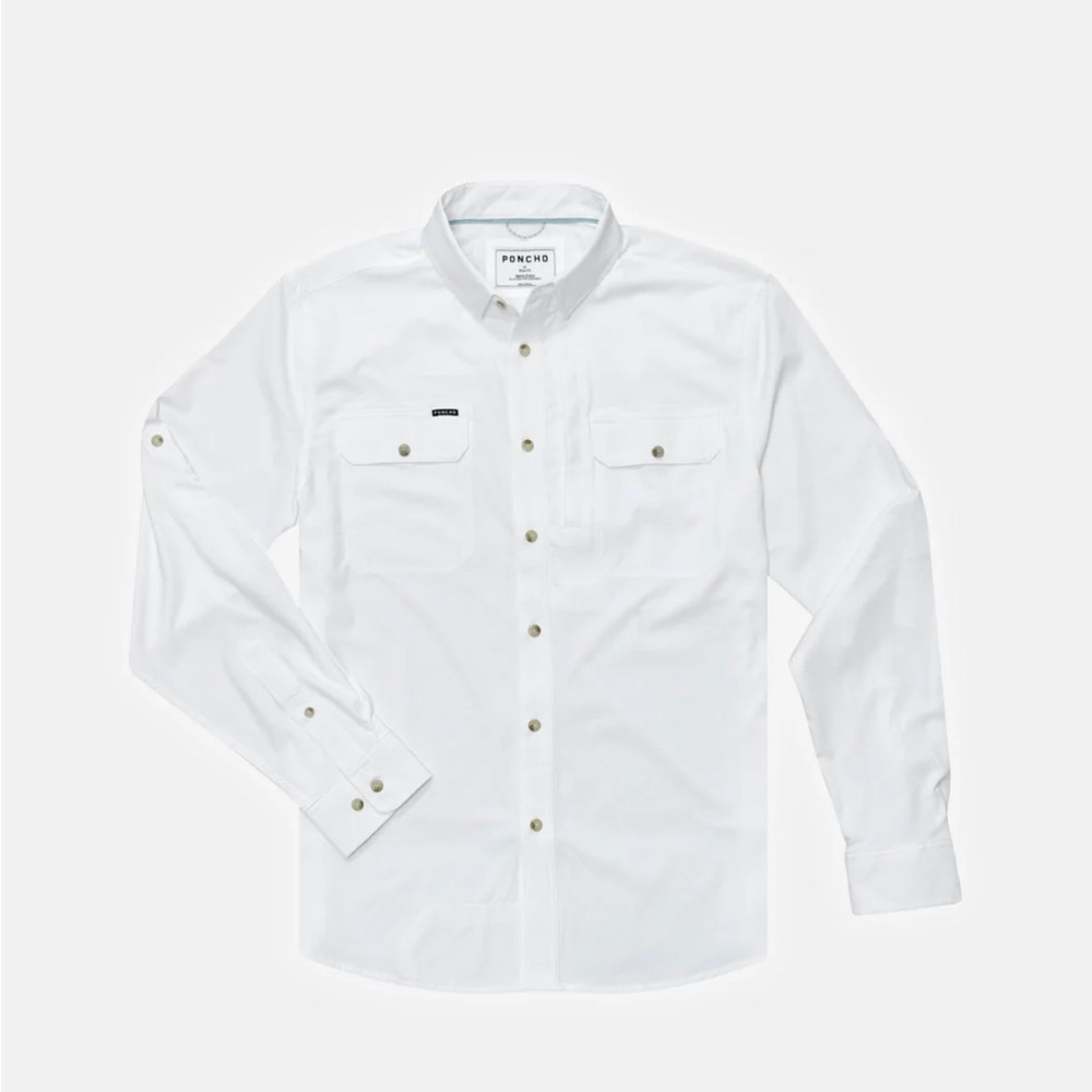 Poncho Ice Man White Performance Shirt